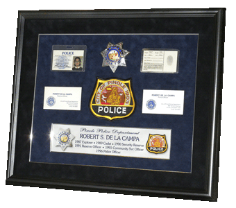 Police Shadowbox - Pinole PD - De LA CAMPA