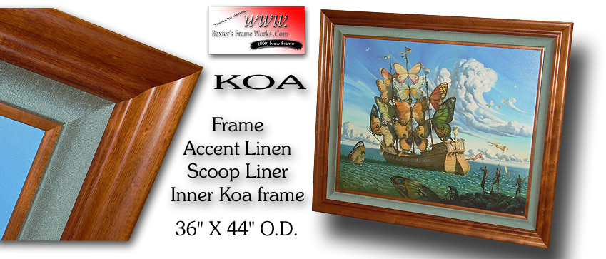 Koa
          Wood Frame & Liner