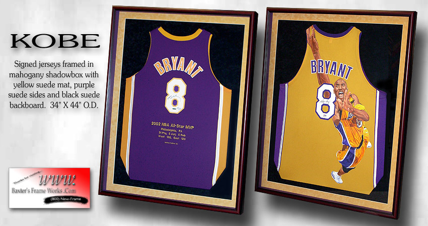 Kobe Bryant - Framed Jerseys
