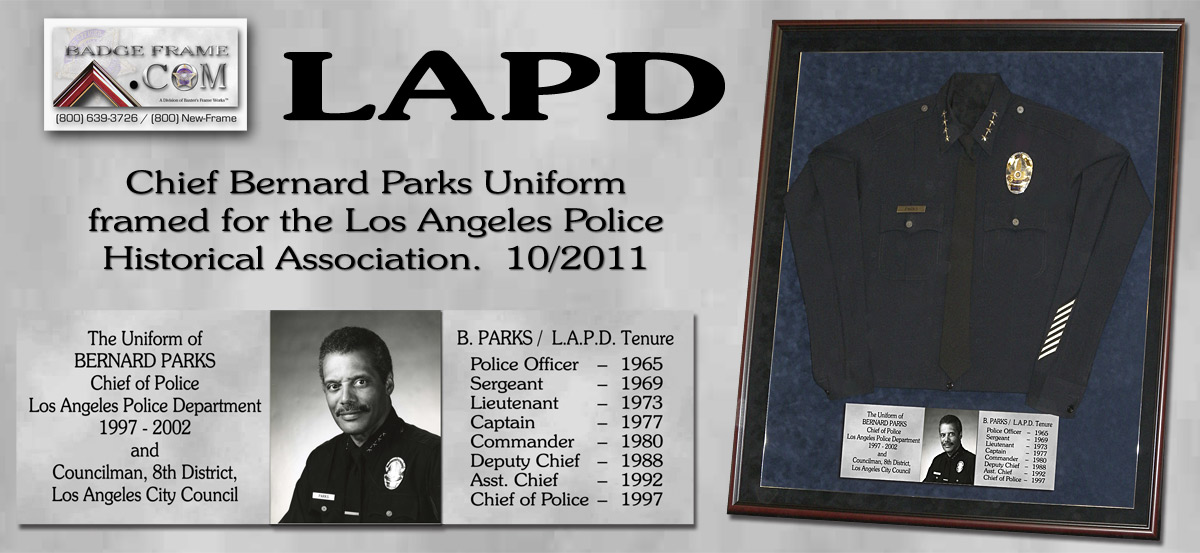 Chief Bernard Parks Uniform