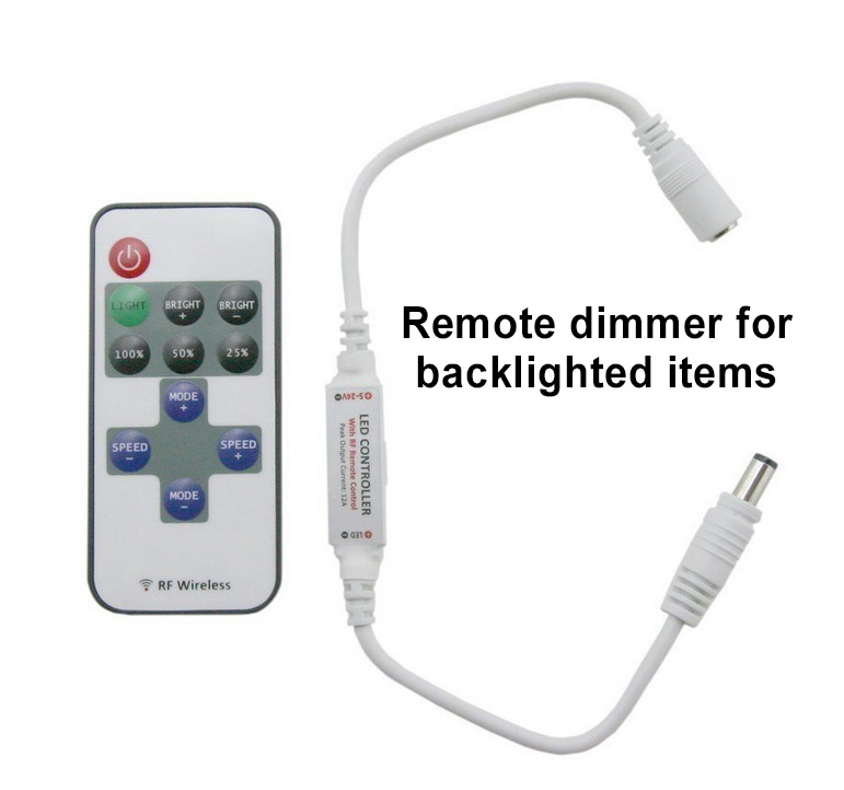 Badge Frame - Remote Backlighting Dimmer