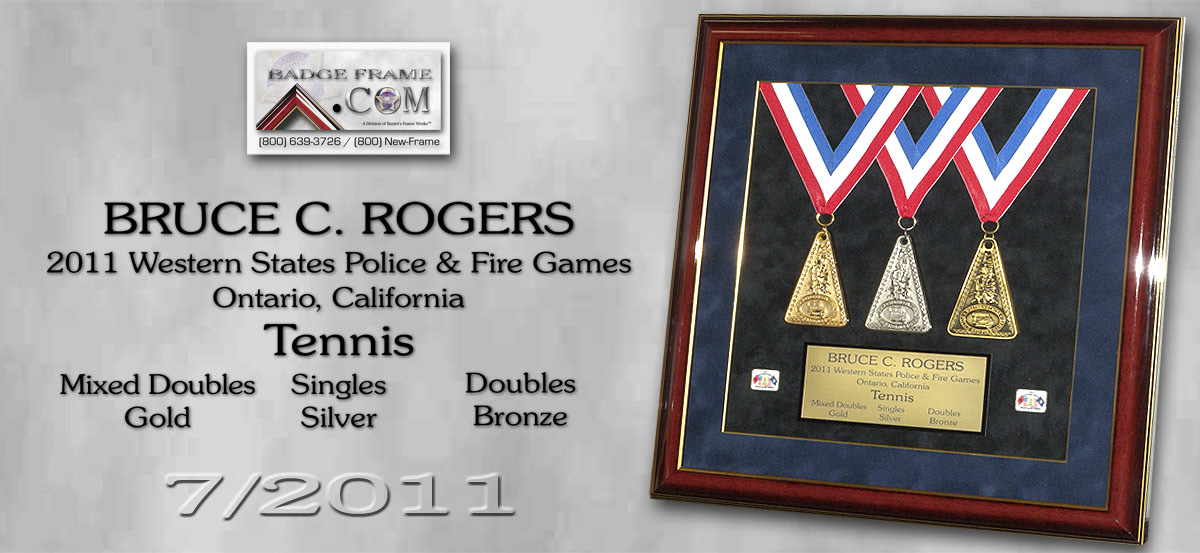 Rogers - Tennis - Gold,
                                      Silver, Bronze Medals