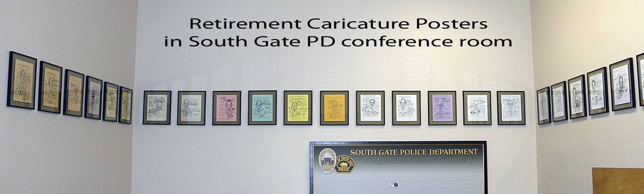 South Gate PD - Caricatures