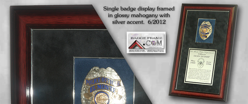 Sharp - Single Badge - El Monte PD