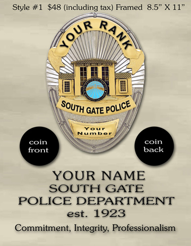 South Gate Coin option 1