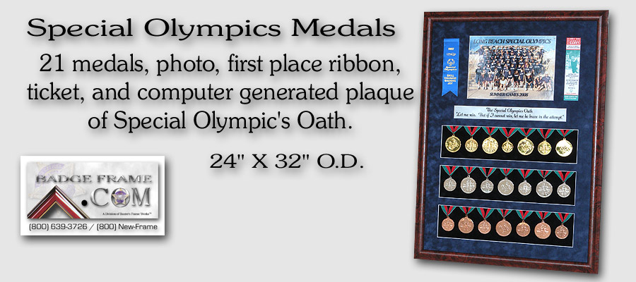 Special Olympics Medals