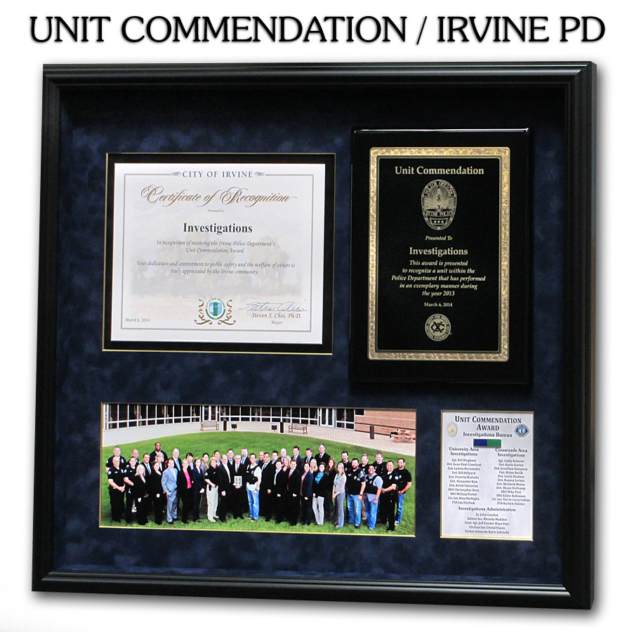 Irvine PD - Unit Commendation