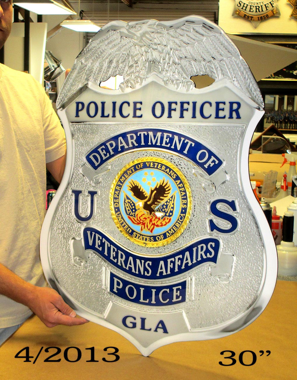 Dept. of
            Veterans Affairs Badge