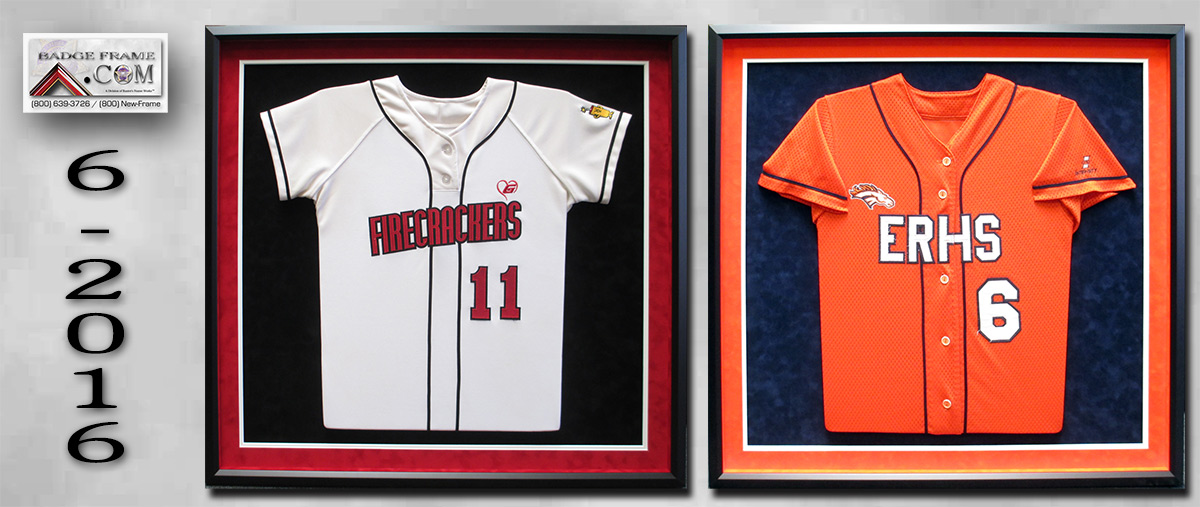Jersey Shadowboxes,
 Badge Frame, Sports