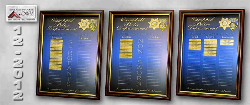 Campbell PD - Perpetual Plaques