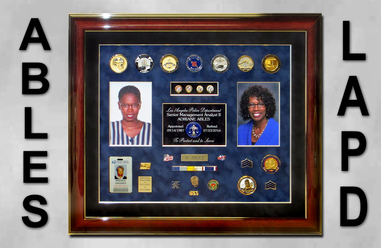 dispatch, police
                    projects, lapd, badge frame