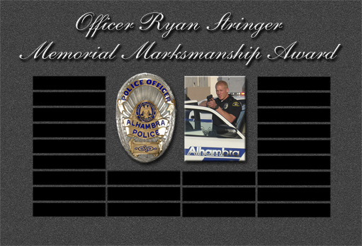 Ryan Stringer - Alhambra Shooting plaque