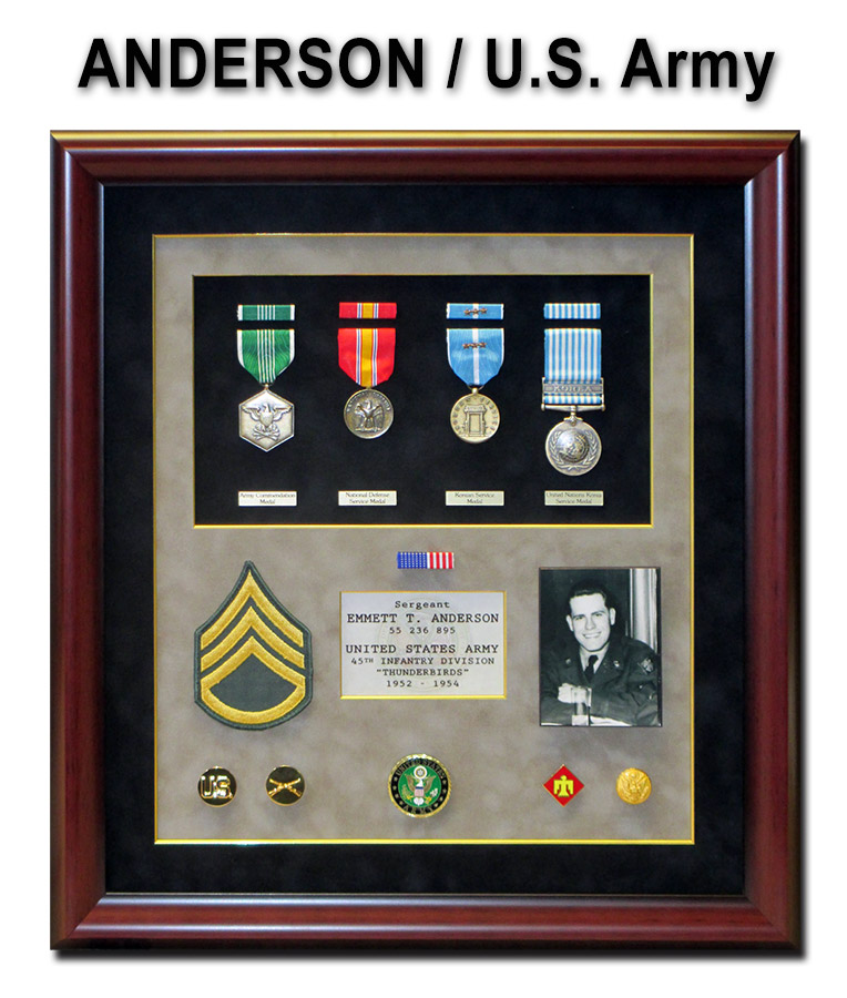 Anderson - U.S. Army presentation from Badge Frame