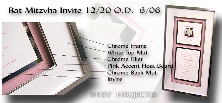 Bat Mitzvha invite