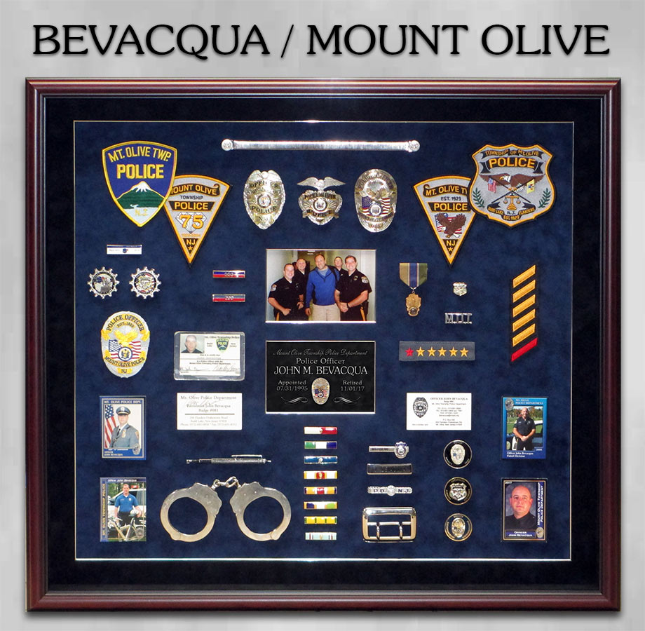 Bevacqua / Mount Olive PD Rertirement from Badge Frame
