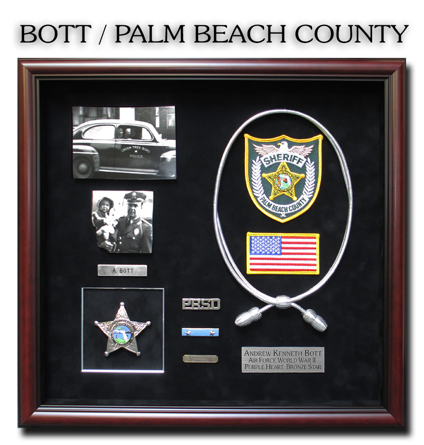 Bott - Palm Beacj County Sheriff
          presentation from Badge Frame