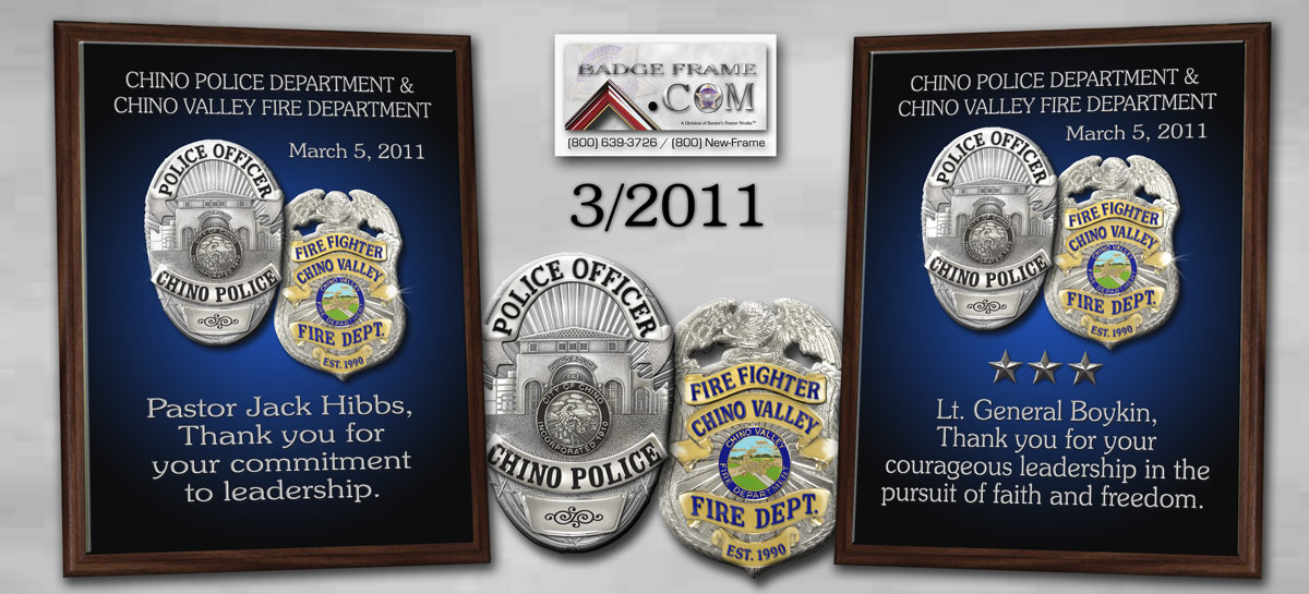 Chino Police Department &
        Chino Valley Fire