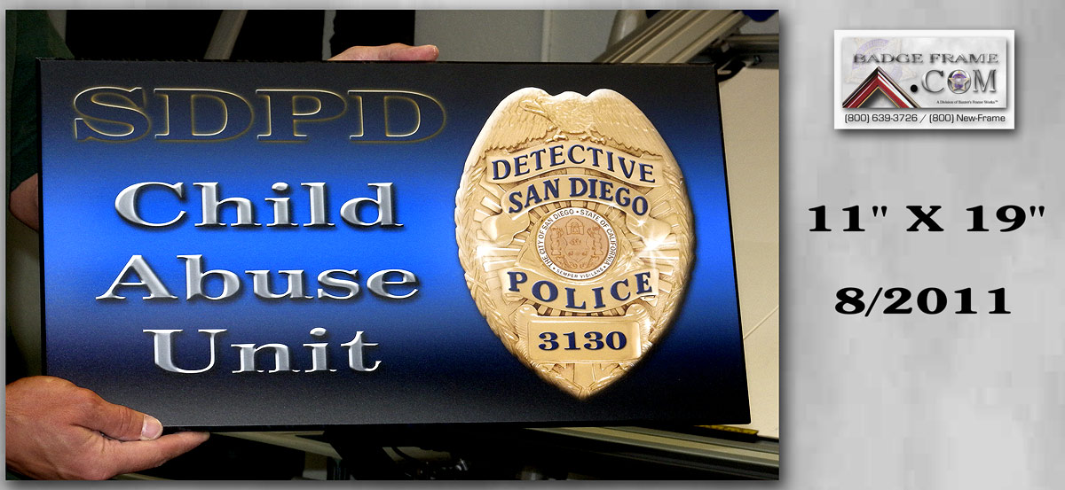 SDPD - Child Abuse Unit Sign