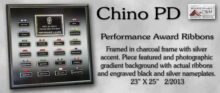 Chino PD - Performance Award Ribbons