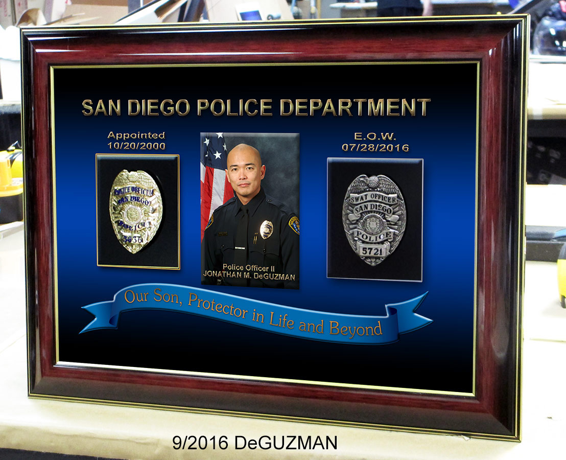 San Diego PD - E.O.W. DeGuzman
          presenation from Badge Frame 9-2016
