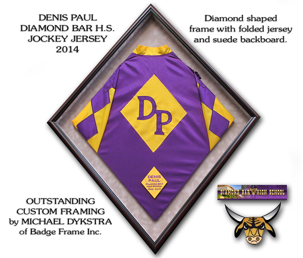 Denis Paul - Diamond Bar High School -
 Jockey Jersey