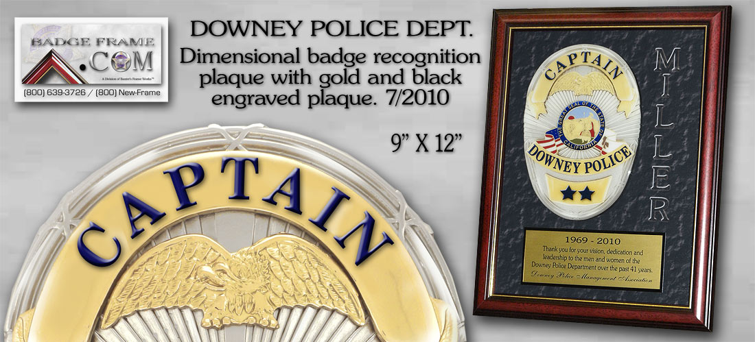 Downey
        PD - Recognition Plaque