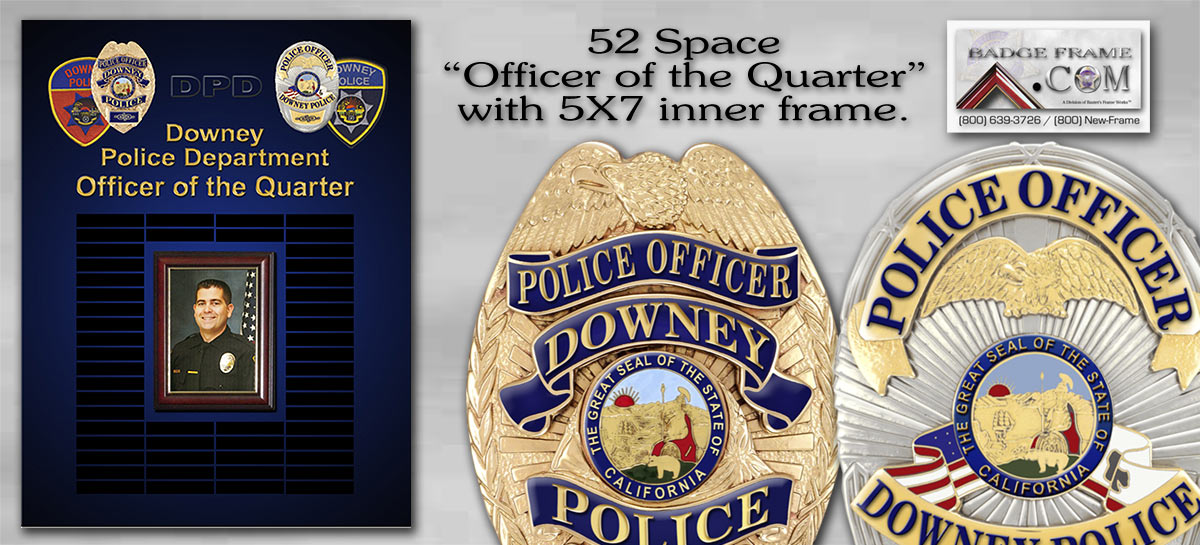 Downey PD - Officer of the Quarter