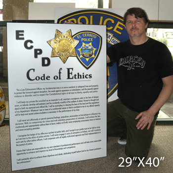 El Cerrito Police Dept. -
          Code of Ethics