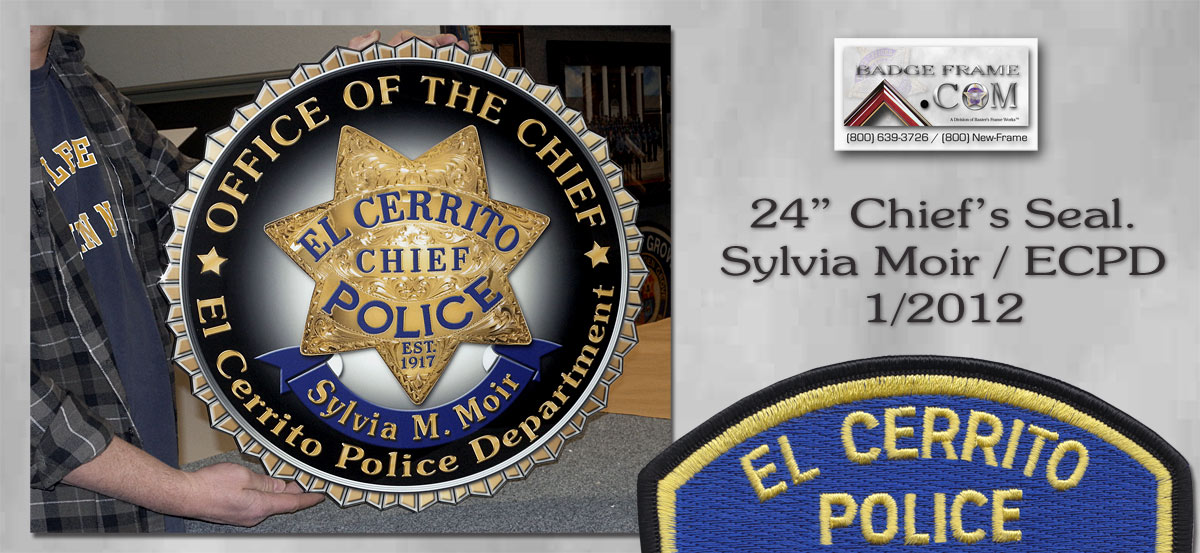 ECPD Chief Moir - 24" Chief's Seal