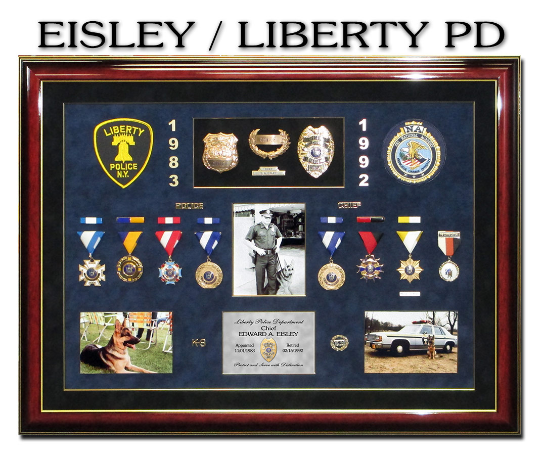 Police Chief
          Eisley from Liberty PD presentation from Badge Frame