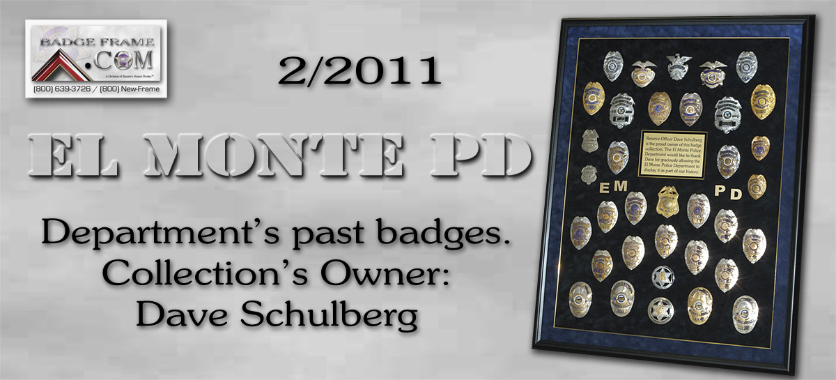 El Monte PD - Badge Collection