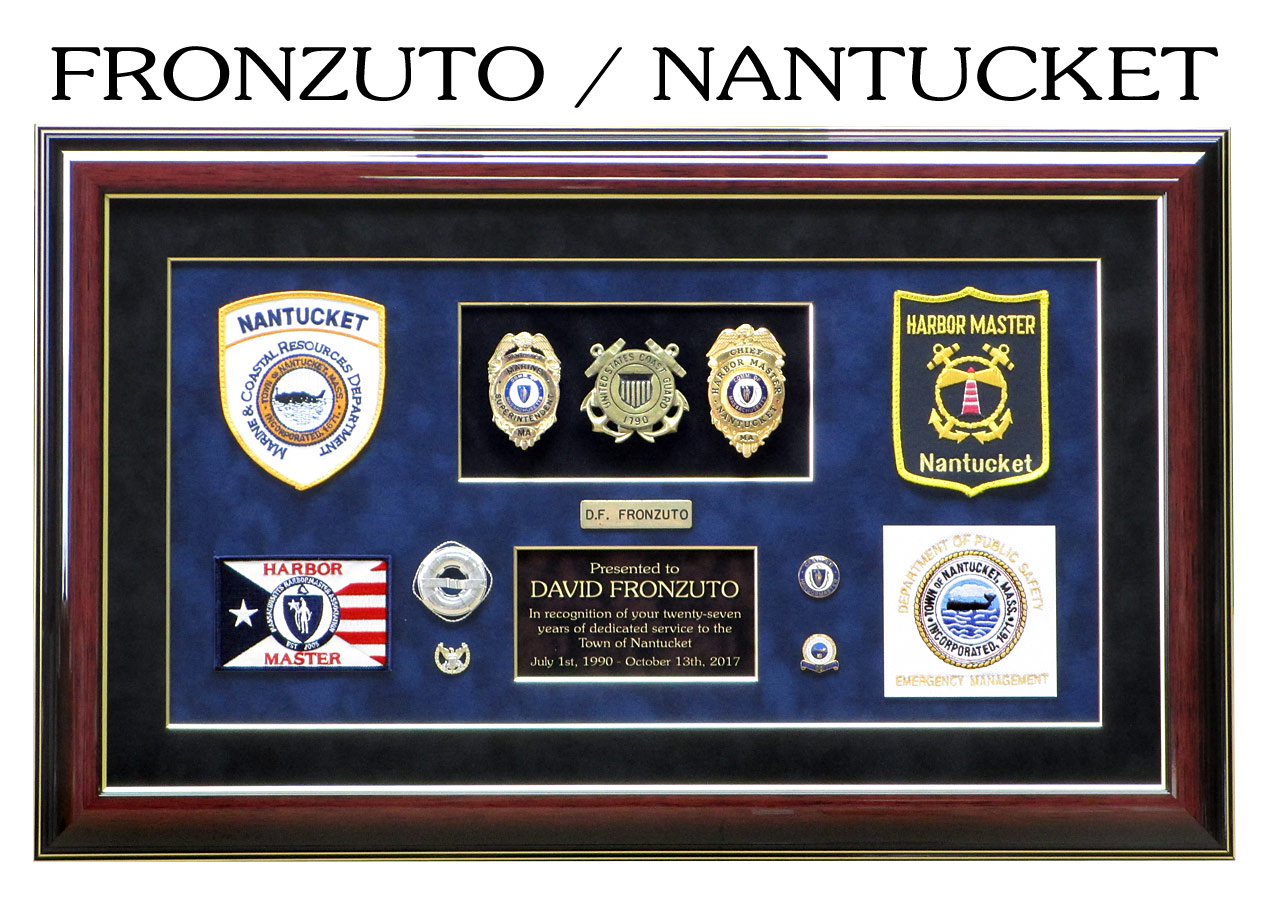 Fronzuto - Nantucket Harbormaster presentation from Badge Frame