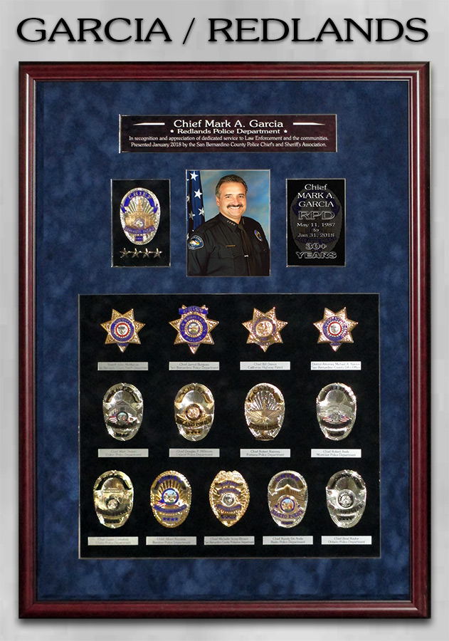 Chief Garcia - Redlands PD / San Bernardino County Chief's presentation from Badge Frame