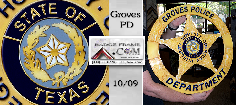 Groves PD Badge