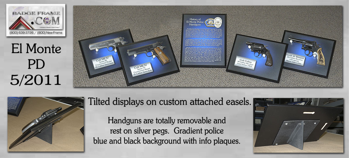 El Monte Handgun History Display