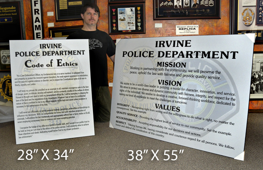 Mission Statement - Irvine
          Police Department