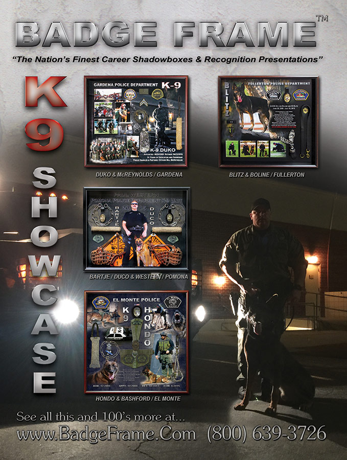 K-9
                  Magazine cover from Badge Frame