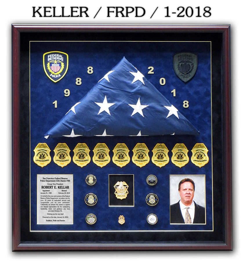 Keller - Federal Reserve PD Retirement Presentation from Badge Frame