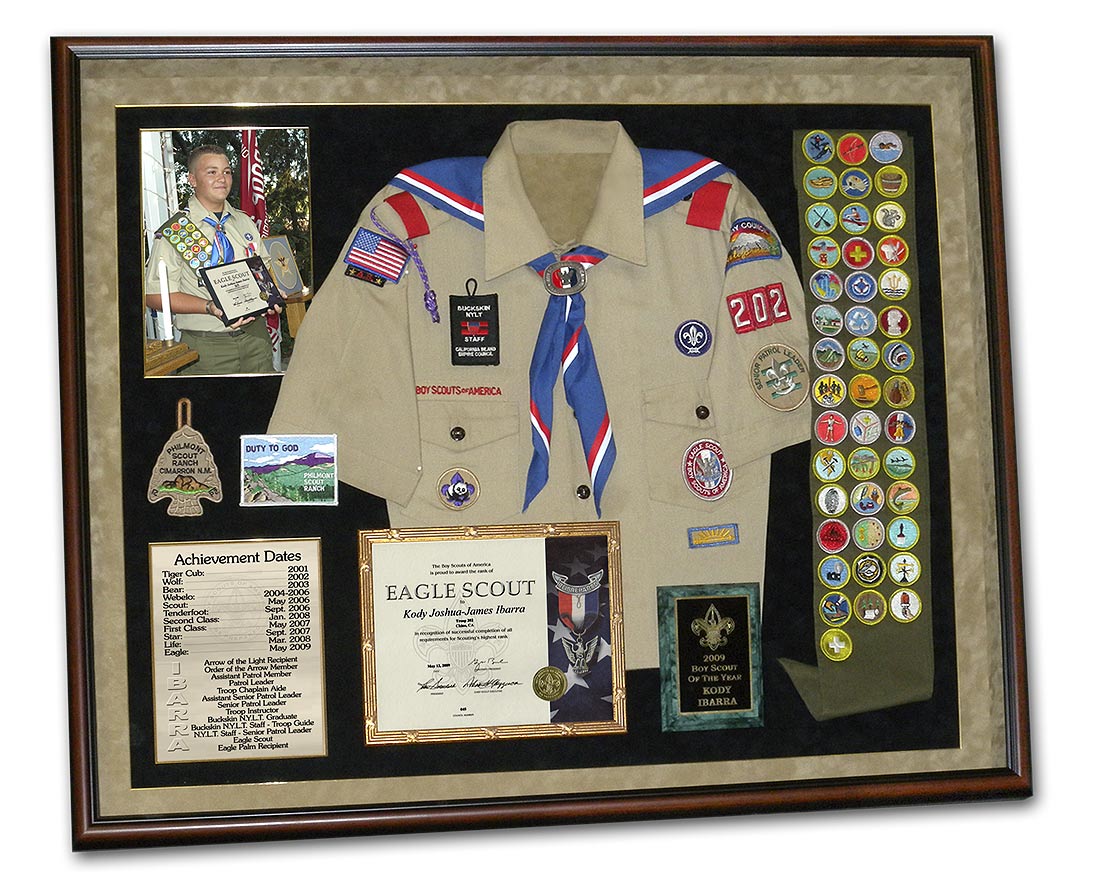 eagle scout picture frame
