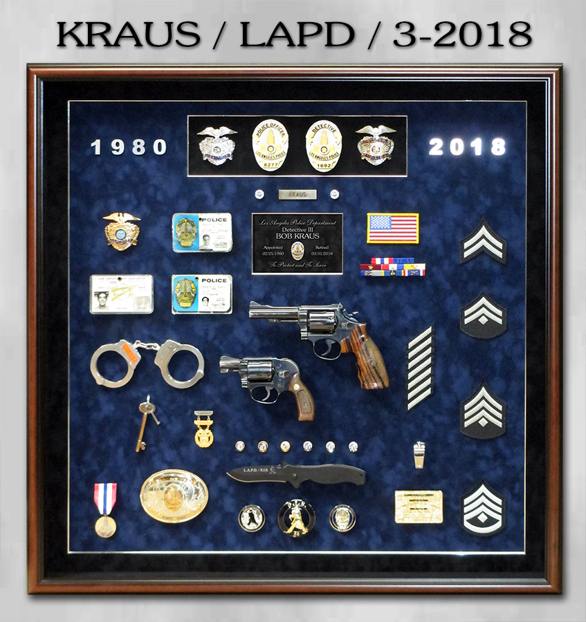 Kraus / LAPD Police Shadowbox