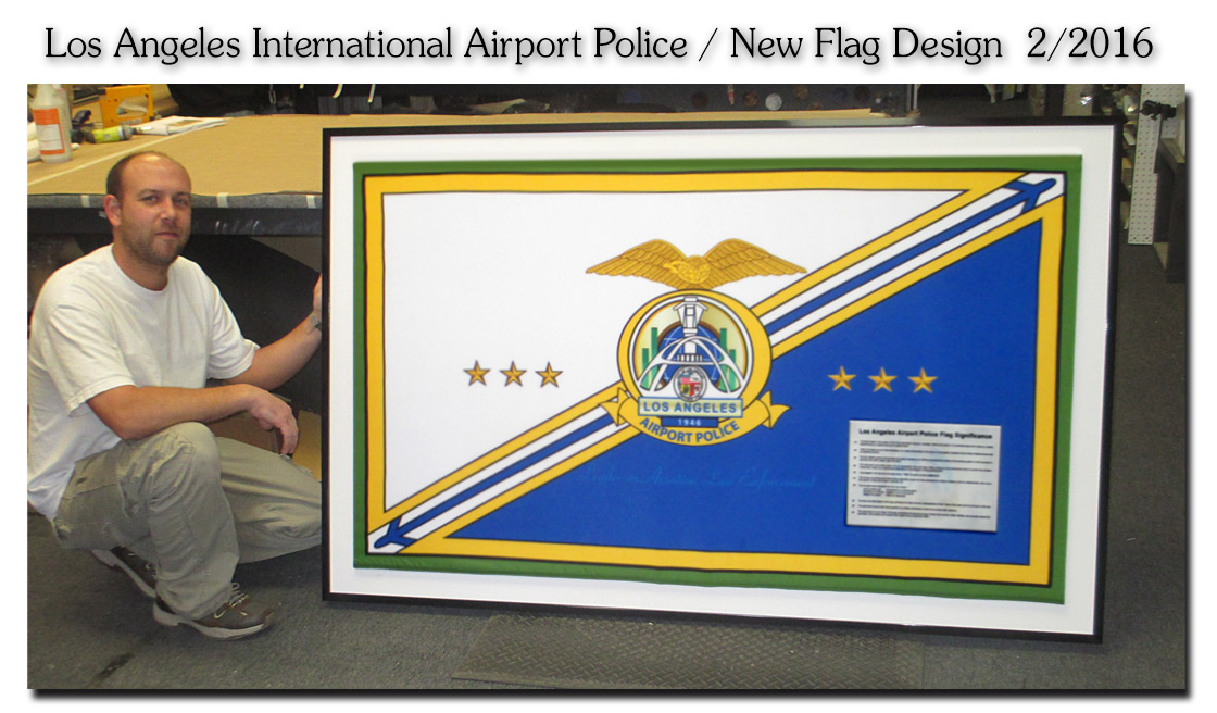 L.A. International
          Airport Police - New Flag Design