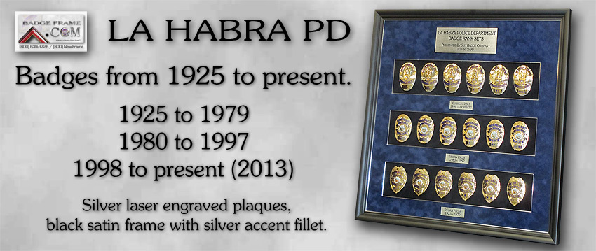 La Habra PD Badges