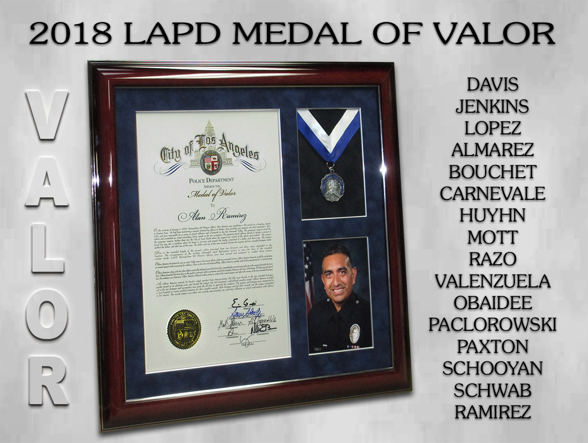 LAPD Medals of Valor 2018