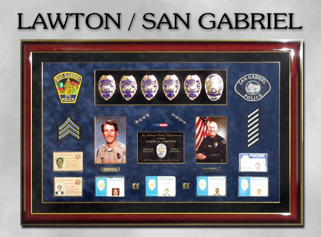 Chief Lawton - San Gabriel PD presentation from
                Badge Frame 8/2016