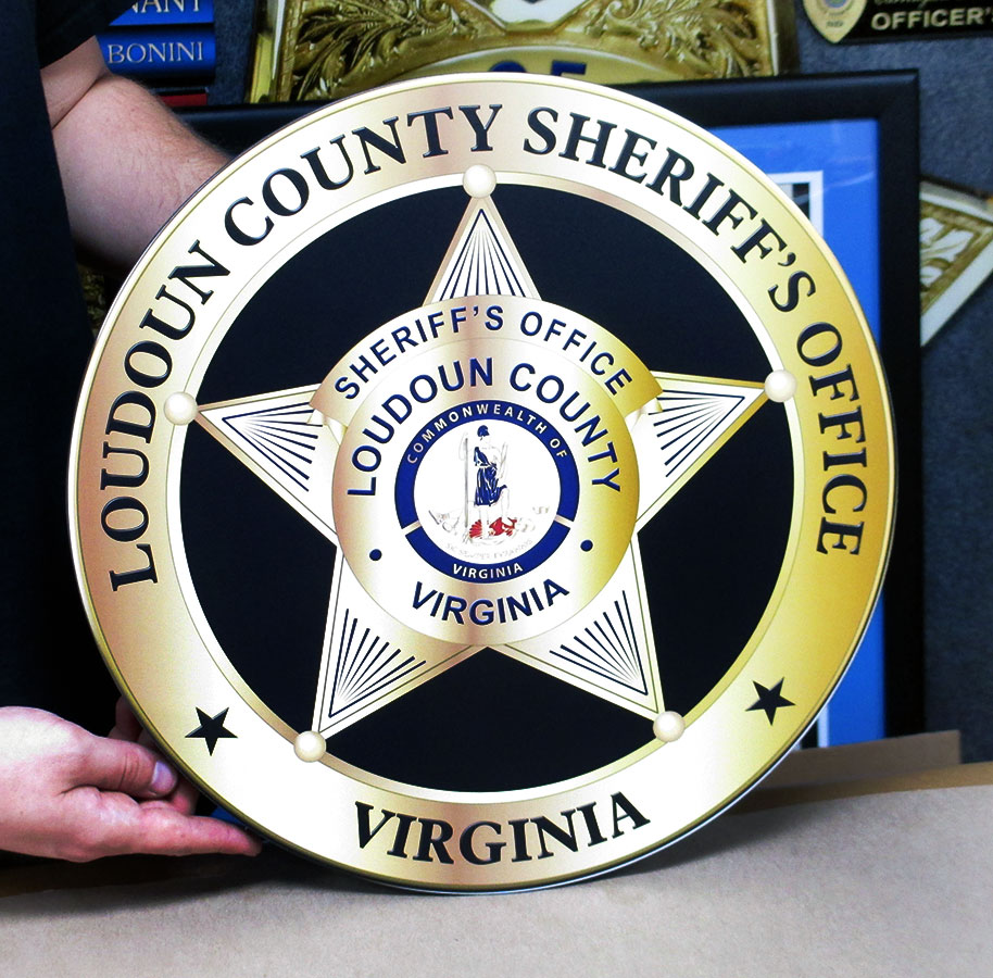Loudoun County Sheriff Seal from Badge
          Frame