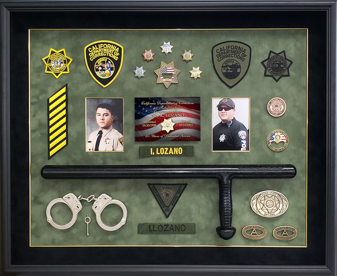 Patch Collection Presentations from Badge Frame