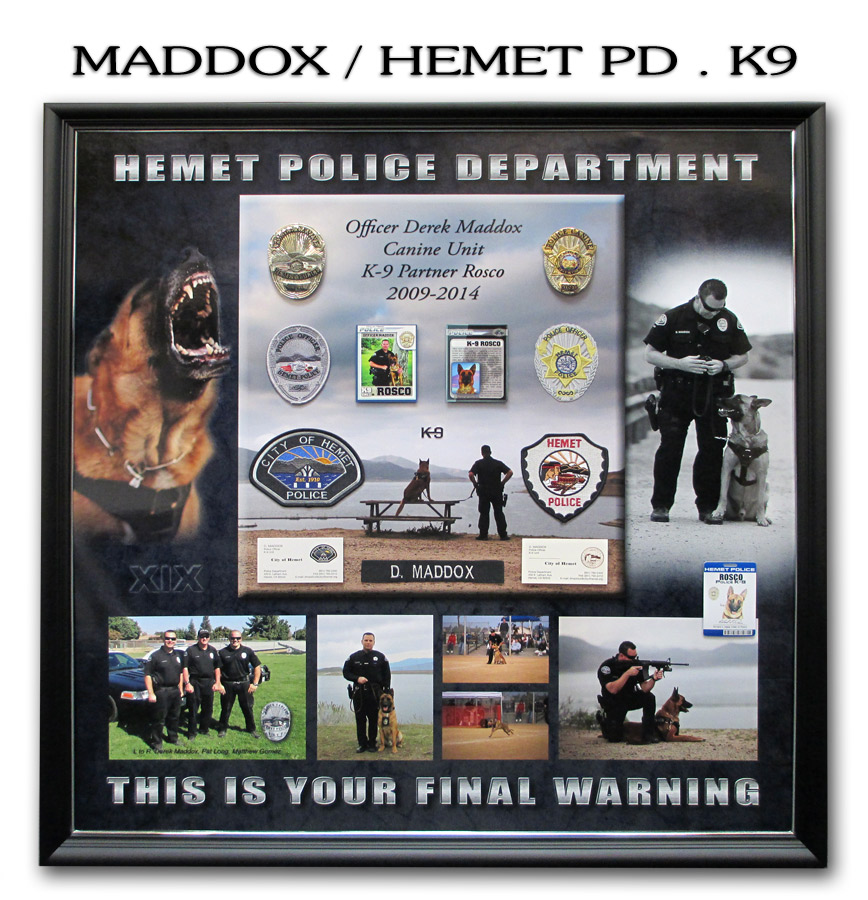 Maddox - Hemet PD - K9