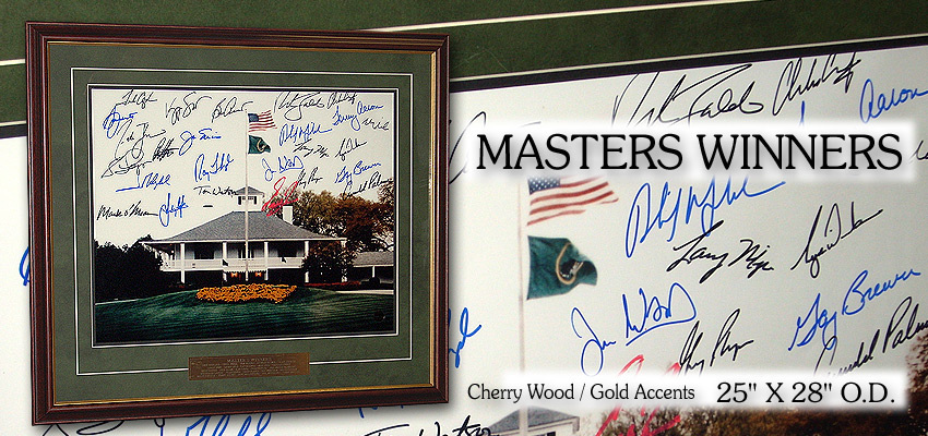 Masters Winners / Signed