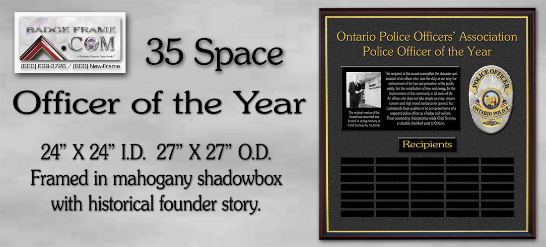 Ontario PD - Officer
              of