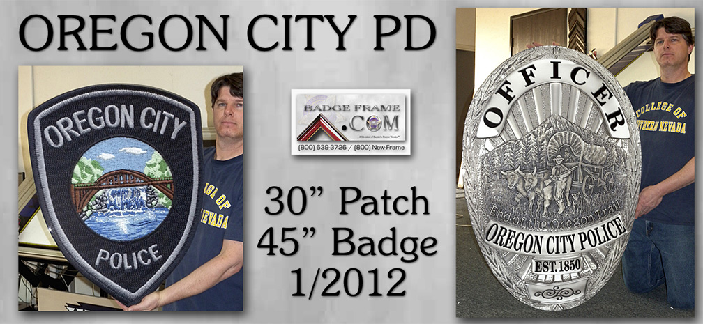 Oregon City PD - Badge & Patch
